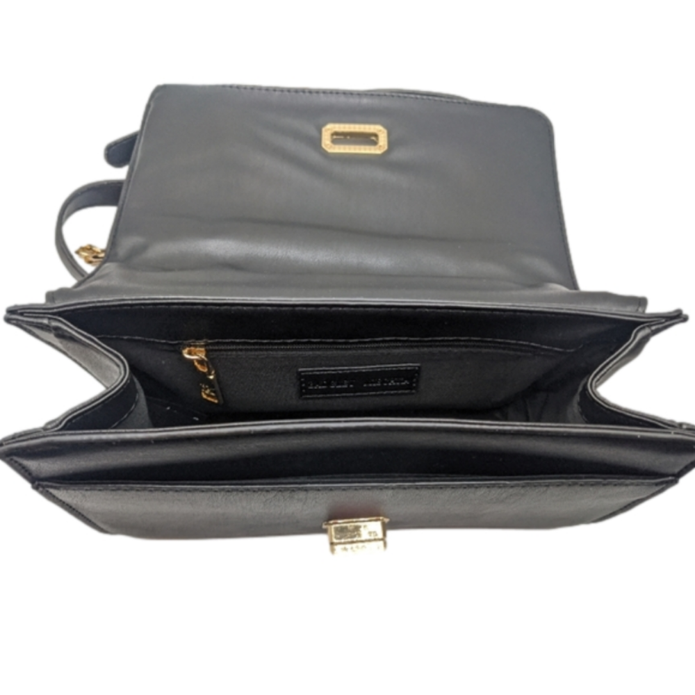 Badgley Mischka Quilted Handbag Crossbody Vegan Leather - Picture 6 of 14